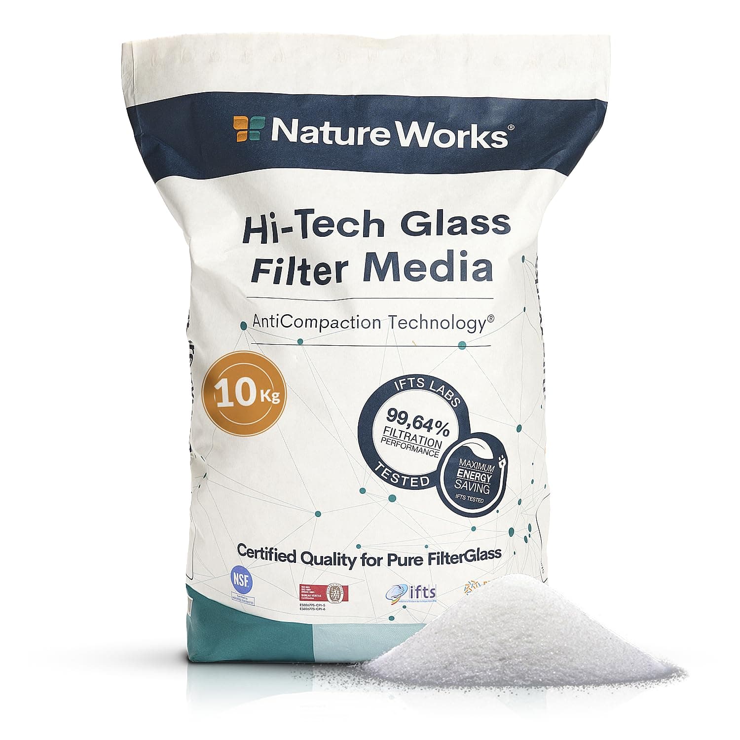 Nature Works vidrio filtrante 10 kg
