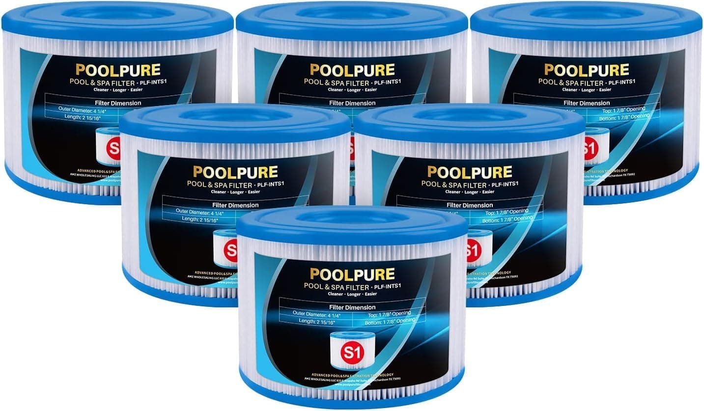 Poolpure cartucho de filtro S1 para Intex PureSpa